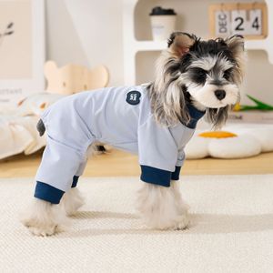 Abbigliamento per Cani Primavera-Estate, Tuta a Quattro Zampe <span class=keywords><strong>con</strong></span> Anello a D, <span class=keywords><strong>Pigiama</strong></span> Semplice e Morbido per Cani e Gatti di Piccola Taglia - Product Image 3