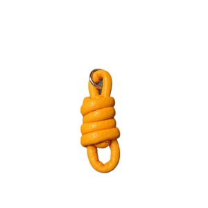 Leather Woven Keychain Pendant Oval Shape Artificial Leather Hand Knitted Bag Charm <b>Accessory</b> Car <b>Key</b> <b>Ring</b> Ornament - Product Image 5