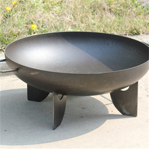 Taille moderne personnalisable 2-en-1 foyer pour barbecue cuisine de jardin extérieur support à bois avec bois de chauffage en acier corten - Product Image 2