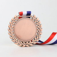 Medalla Deportiva de Metal Personalizada al Por Mayor para Maratón, Diseño Propio en Blanco, Aleación de Zinc 3D, Premio de Oro