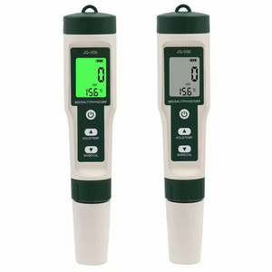 JQ006 Nuevo Medidor de Calidad del <span class=keywords><strong>Agua</strong></span> 10 en 1, Medidor de <span class=keywords><strong>pH</strong></span>/TDS/EC/Salinidad/Temperatura/Densidad Relativa/ORP/H2/Fertilidad/Resistividad para Acuarios y Piscinas - Product Image 1