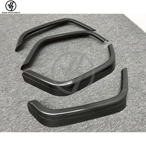 Kit carrosserie en fibre de carbone sèche style R, extensions d'ailes avant pour G63 G500 W464 G550, pièces de carrosserie, accessoires automobiles - Product Image 4