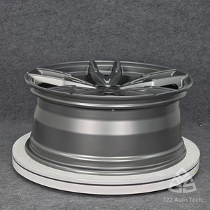 Rines de Alto Rendimiento 722Auto Forged de 18-20 Pulgadas, 5 Brazos, Cóncavos Profundos, 5x112 5x114.3 5x120 para Audi <span class=keywords><strong>A4</strong></span> A5 Q5 VW Passat - Product Image 2