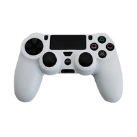 Étui de protection en silicone pour manette PS4, housse antidérapante en caoutchouc, coque antichoc, accessoires de jeu