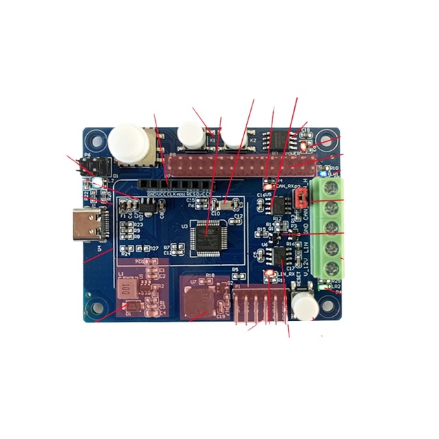CAN FD bus development board CAN2.0 LIN bus dual channel development