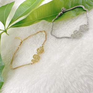 Inspire Jewelry 2024, Nueva Llegada de Joyería de Moda, Brazalete Ek Onkar y Khanda con Cadena de Caja, Joyería Impermeable, Regalo - Product Image 1
