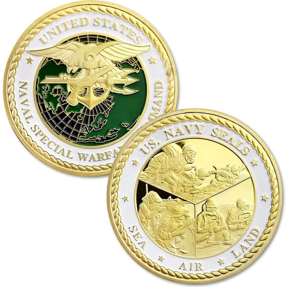 Wholesale good stock US Metal Coin custom made coins souvenir enamel collection coins