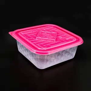 Tùy chỉnh lò vi sóng an toàn container chuẩn bị món ăn 365 Hữu Cơ Burger thực phẩm Bento Box PP nhựa vuông container Bowl với nắp