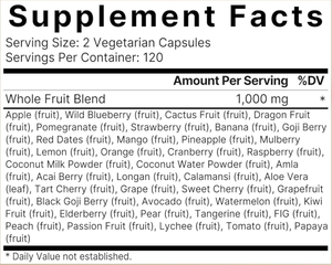 Cápsulas de suplementos de frutas y verduras de etiqueta privada OEM/ODM con vitaminas y minerales que apoyan los niveles de energía y la salud inmunológica - Product Image 2
