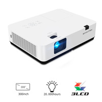 BYINTEK Projecteur professionnel grand lieu K200W WXGA (1280x800) 3LCD projecteur 3700 ANSI High Lumens projecteur pour l'école