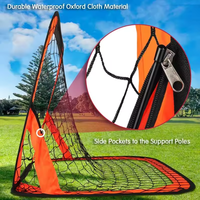 Grand but de football pop-up pour enfants, durable, pliable, filet d'entraînement de football 4x3, cadre en acier, personnalisable, entraînement sportif en plein air