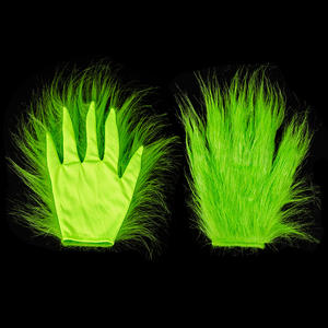 Máscara de Látex del <span class=keywords><strong>Grinch</strong></span>, Accesorio de Disfraz Verde Peludo para Fiestas, Halloween, Navidad, Bar, Cubrecabezas, Logotipo Personalizado, Cubre Rostro Ligero de PC - Product Image 5