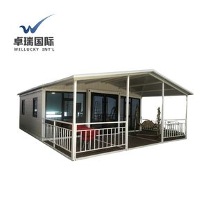Gói phẳng có thể gập lại nhà <span class=keywords><strong>CONTAINER</strong></span> prefab với phòng tắm nhà bếp cho nhà ở trang trại airbnb hoặc nhà nghỉ nông thôn nhà nghỉ di động - Product Image 3