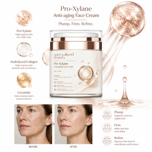 <span class=keywords><strong>Crema</strong></span> Rassodante Antirughe Pro-Xylane con Collagene Idrolizzato e Ceramidi, Idratante <span class=keywords><strong>Viso</strong></span> Rimpolpante <span class=keywords><strong>per</strong></span> <span class=keywords><strong>Pelle</strong></span> <span class=keywords><strong>Secca</strong></span> e Matura - Product Image 4