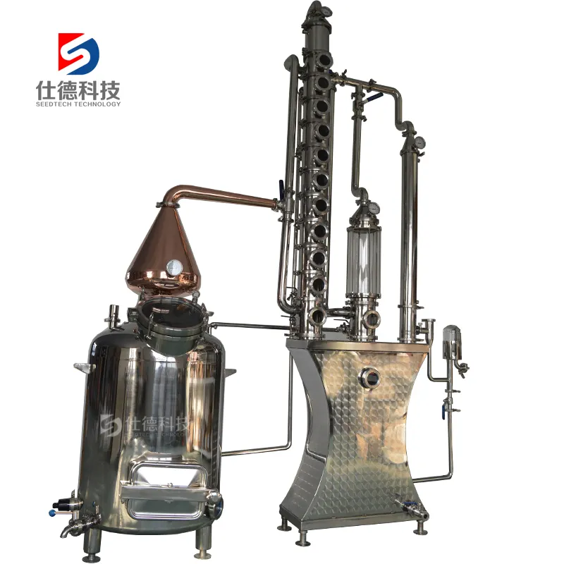Hala distile şaraphane ekipmanları alkol makinesi Alembic Alambiques Para Destilar Plantas
