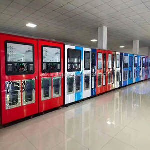 Công ty cơ hội kinh doanh Máy bán hàng tự động bán thiết bị nước uống năm yếu tố công suất lớn trên đường phố - Product Image 5