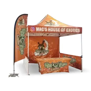 10x10 विज्ञापन लोगो आउटडोर एल्यूमीनियम व्यापार दिखाएँ तम्बू प्रदर्शनी इवेंट बड़ा खेमा gazebos चंदवा पॉप अप कस्टम मुद्रित टेंट