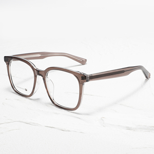 Monturas de gafas rectangulares de borde completo, color sólido, anti-UV, para adultos, unisex, corrección de la visión - Product Image 2