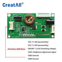 Carte de circuit imprimé d'inversion de rétroéclairage LED Creatall CA-255S de 10 à 48 pouces, carte de circuit imprimé de pilote de courant constant universel pour téléviseur LED LCD