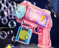 Automatique Électrique Enfants Rocket Bubble Launcher Shooter Gun Machine Jouets Pistolet À Bulles pour Enfants En Plein Air Playibg