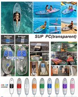 Planche de surf transparente 1g