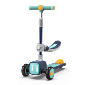 Patinete de tres ruedas para niños Scooter de ruedas Flash de estilo popular para niños - Product Image 1