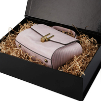 Cajas de cartón rígidas impresas con logotipo personalizado, bolso plegable y embalaje de ropa con cierre magnético, Cajas de Regalo plegables