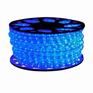 Hot Sale 360 Degree Christmas Round Waterproof IP65 LED Flex Hose Rope Light For Outdoor Decoration