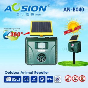 Ngoài trời động vật răn đe năng lượng mặt trời siêu âm động vật chim bồ câu mèo chó chim thấm - Product Image 6