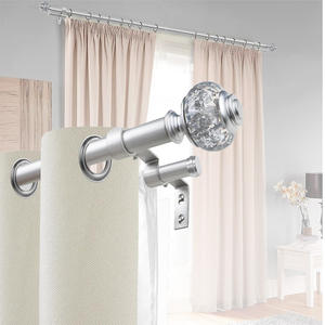 Vente en gros fer métal 16/19mm simple <span class=keywords><strong>double</strong></span> <span class=keywords><strong>tringle</strong></span> à rideaux <span class=keywords><strong>tringle</strong></span> avec accessoires pour rideaux - Product Image 1