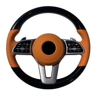 Nouveau volant personnalisé en PVC pour Mercedes Benz W204 W205 W212 W213 <span class=keywords><strong>AMG</strong></span> C300 - Product Image 3