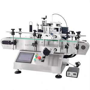 Etiquetadora Automática para Botellas Redondas de Vino y Licores, Aplicación de Etiquetas en el Cuello y el Cuerpo de la Botella, Función de <span class=keywords><strong>Doble</strong></span> Etiqueta, Máquina de Empaquetado de <span class=keywords><strong>Alcohol</strong></span> - Product Image 5