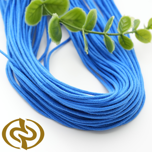 مبيع بالجملة مجدول من القطن الملون بحبل مكرمي للحقائب والملابس والأحذية - Product Image 2