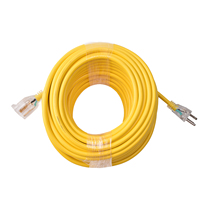10 pies 18/3 16/3 12/3 SJT UL Aprobación NEMA 5-15P a 5-15R Impermeable IP44 Cable de alimentación de CA Cable de extensión