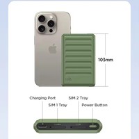 Adaptador de tarjeta SIM IKOS K7 Dual Triple Multi para iPhone Active admite simultáneamente Internet 4G Ikos