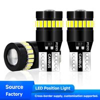 24V T10 Wedge LED Ampoule 3014 18SMD Lecture Dôme Lumière Instrument Plaque Lampe W5W 194 SX124 Voiture Lumière Accessoires 12V T10 3030