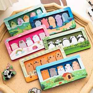 Animal Park Ins Style <b>Memo</b> <b>Pad</b> Cute High Beauty Self-Adhesive Thumb Stickers for Office School Back-to-School Essentials - Product Image 1