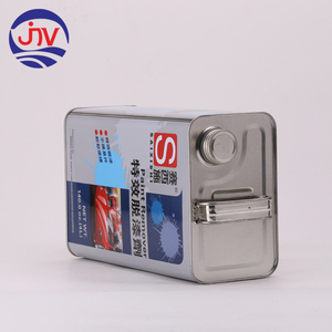 Barattolo Aerosol Rettangolare in Latta da 4L con Tappo a Vite e Stampa Offset, Rivestimento Epossidico JUWEI JW-E013 per Rimuovi <span class=keywords><strong>Vernice</strong></span> Chimico - Product Image 1