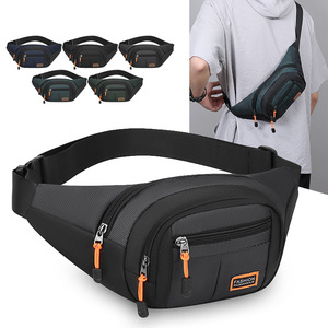 Fashion Men's Fanny Pack Multi Functional Oxford Cloth Waist Bag For Travel Outdoor Use Crossbody Shoulder Bag Small Chest Bag - Product Image 1