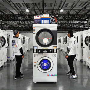 เครื่องซักผ้าอุตสาหกรรมแบบ<span class=keywords><strong>หยอด</strong></span><span class=keywords><strong>เหรียญ</strong></span> สแตนเลส ประสิทธิภาพสูง พร้อมเครื่อง<span class=keywords><strong>อบ</strong></span>ผ้า - Product Image 3