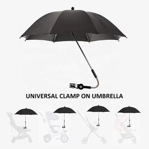 Parapluie Enfant, sombrilla para cochecito de bebé, sombrilla con abrazadera, Clip de protección UV ajustable en sillas de playa <span class=keywords><strong>parasol</strong></span> - Product Image 2
