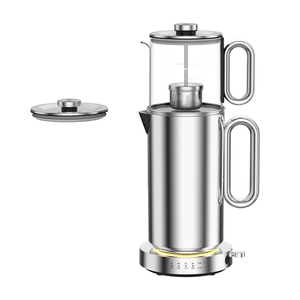 الغلايات التركية الساخنة الإيطالية 1 لتر صانعة الشاي المحمولة ساموفار غلاية كهربائية 1.7 لتر - Product Image 4