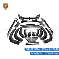 Kit carrosserie en fibre de carbone style MSY pour ZEEKR 9X : Kits WideBody, Lame de pare-chocs avant, Diffuseur arrière, Aileron de toit, Élargisseurs d'ailes, Capot moteur