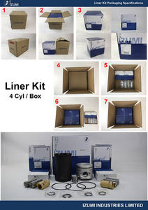 Pistón para Motor Diésel 4HF1 8-97095-585-1, Camisa 8-97144-174-0B, Anillo de Pistón 8-97028-691-0, Kit de Camisa 5-87813-332-0 5-87813-333-0 - Product Image 2