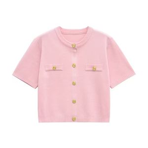 Conjunto de Dos Piezas de Ropa de Mujer, Falda y Top de Manga Corta Tejida, Moda de Verano, Nueva Oferta - Product Image 2