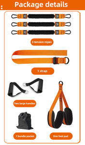 Heavy Duty Workout Fitness Gym Brazo Suspensión acolchada Eslingas colgantes Tirantes AB extraíbles - Product Image 3