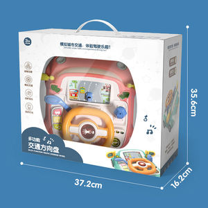 Simulatore di Guida Auto da Corsa per Bambini, Gioco Educativo sul Traffico, Volante Elettrico Multifunzionale per Bambini - Product Image 6