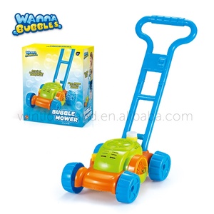 Hot Sale Zomer Outdoor Kids Hand Push Speelgoed Elektronische Walker Bellen Blower Grasmaaier Bubble Machine Voor Peuter - Product Image 2