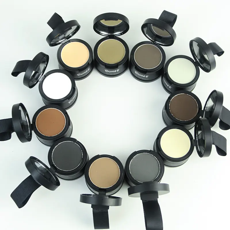 11 Colors Customize Cosmetic Temporary OEM Hairline Coverage Hairline Eyebrow Powder