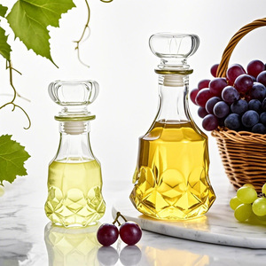 Bouteille de Luxe en Verre Ru Star 250ml 550ml 900ml pour Boissons, Whisky, Liqueurs, <span class=keywords><strong>Carafe</strong></span> à Vin Scellée Hermétiquement pour Bar à Domicile, Rangement Huile et Brandy - Product Image 3